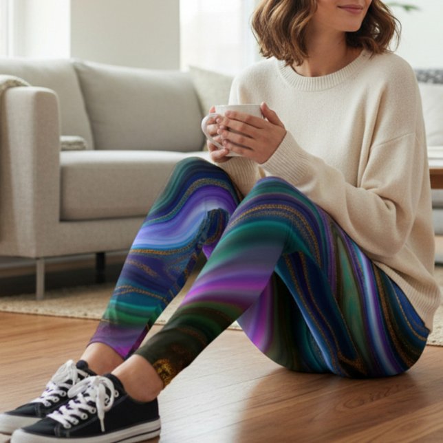 Leggings Ropa deportiva con patrón de mármol abstracto (Subido por el creador)