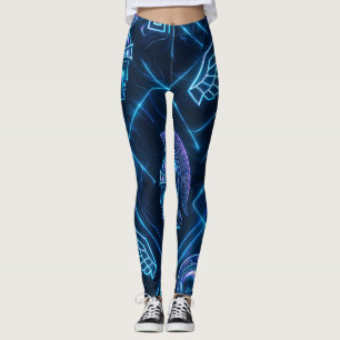 Leggings Ropa deportiva de diosa griega neón Atenea futur