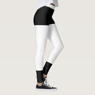 Leggings Ropa deportiva negra personalizada para mamá gata