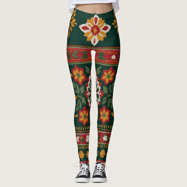 Leggings Ropa folclórica de Serbia (Anverso)