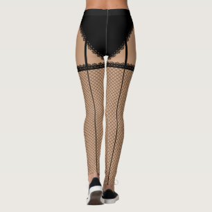 Leggings Ropa interior negra (franceses cortados)