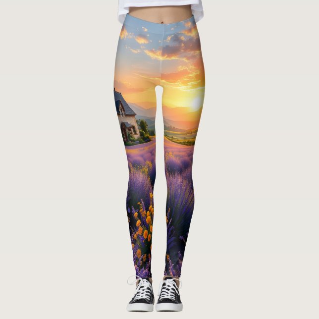 Leggings Ropa Lavender Escape (Anverso)