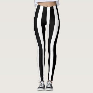 Leggings Ropa vertical en blanco y negro de Halloween