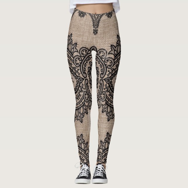 Leggings Ropa y encaje (Anverso)