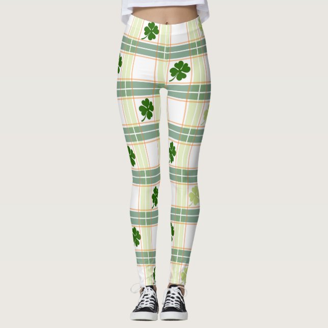 Leggings Ropas afortunadas del Día de San Patricio (Anverso)