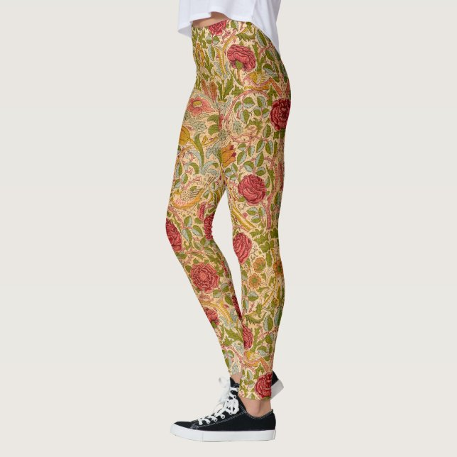 Leggings Rosa, 1883 por William Morris (Izquierda)