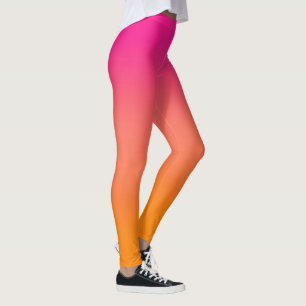 Leggings Rosa a naranja oscuro