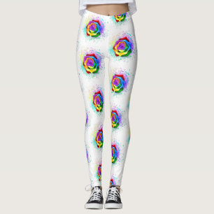 Leggings Rosa arcoiris colorido