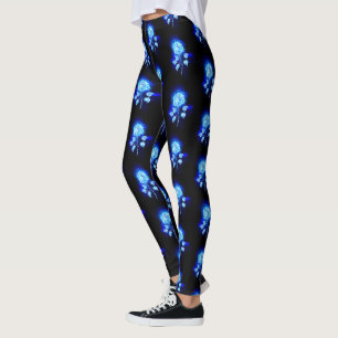 Leggings Rosa azul en llamas