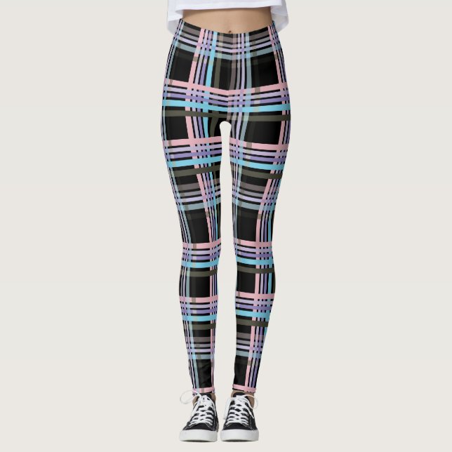 Leggings Rosa azul y malva (Anverso)