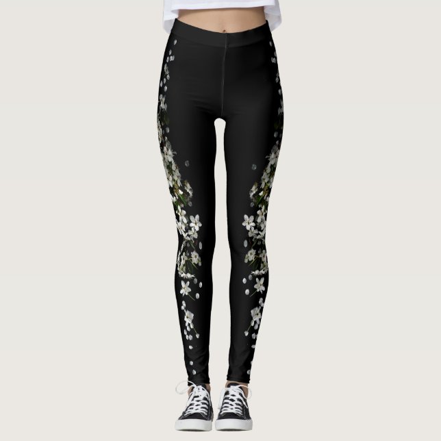 Leggings rosa blanco (Anverso)