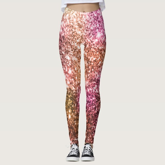 Leggings Rosa brillante (These leggings won't lose their shape so get comfy and look cool with your own unique pair.)