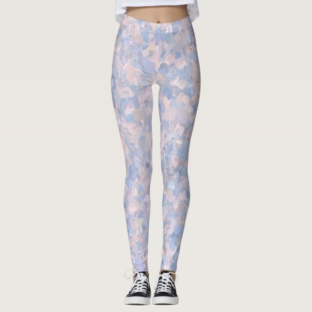 Leggings Rosa claro y azul (Anverso)