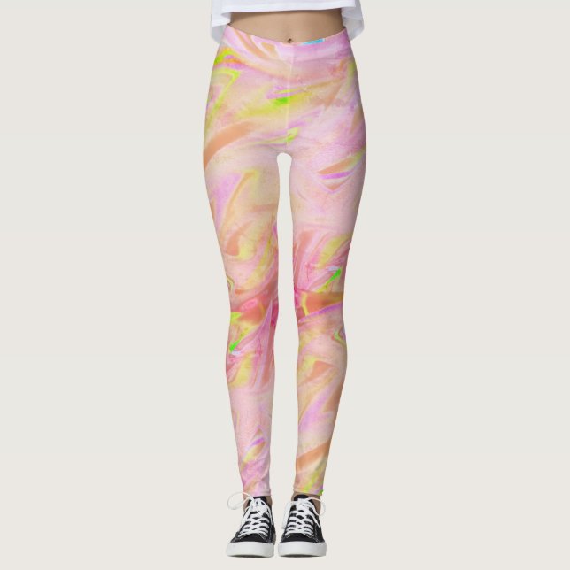 Leggings Rosa cosquilleado (Anverso)