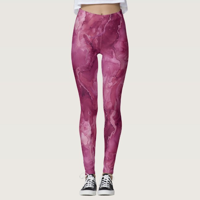 Leggings Rosa de frambuesa (Anverso)