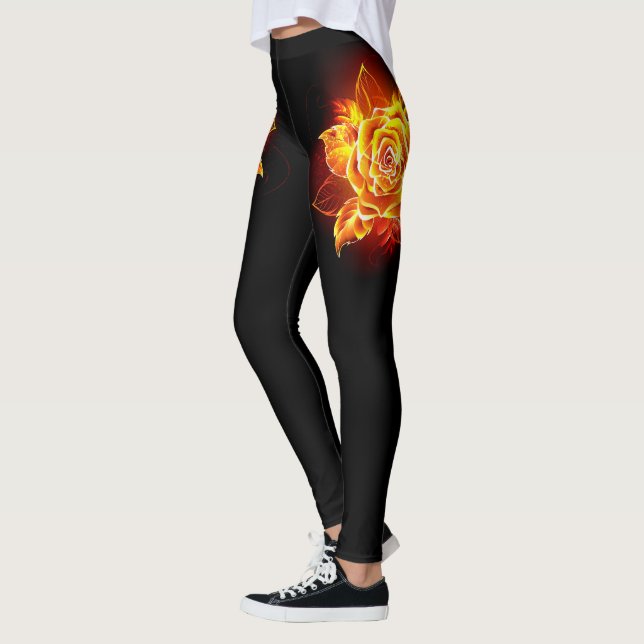 Leggings Rosa de incendios en auge (Izquierda)