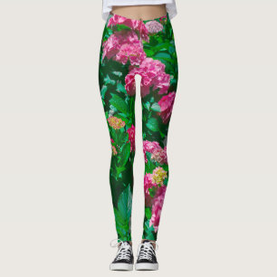 Leggings Rosa de navidades Helleborus Flowers Floral