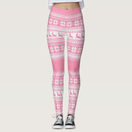 Leggings Rosa del navidad