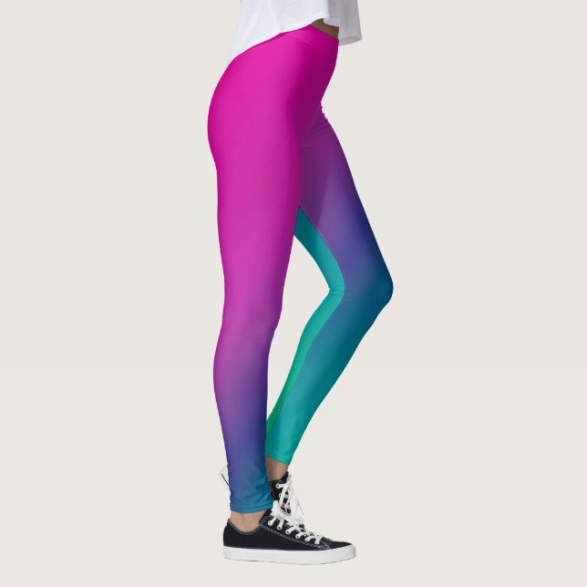 Leggings Rosa diagonal naranja (Derecha)