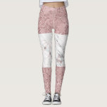 Leggings Rosa Dorado Moderno Glam Marble y decoración Purpu<br><div class="desc">Leggencias</div>