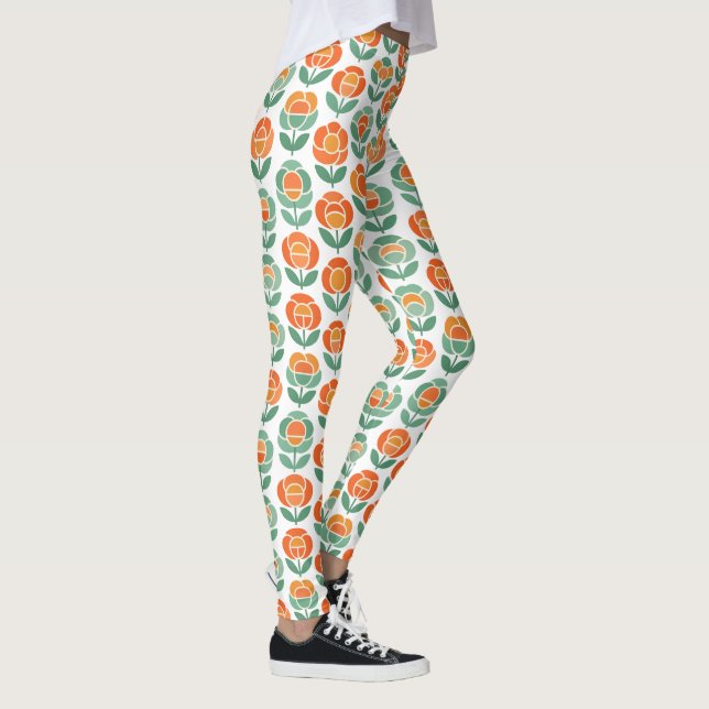 Leggings Rosa Geométrica Amor (Derecha)