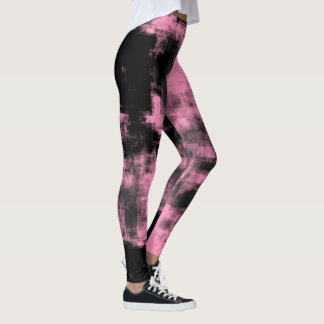 Leggings Rosa Gris y Negro