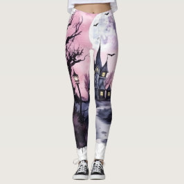 Leggings rosa halloween