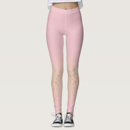 Leggings rosa moderno de la moda