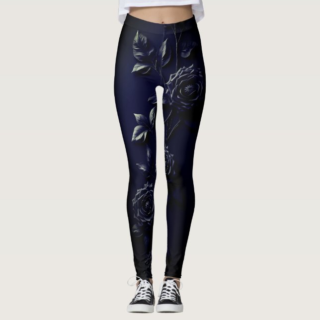 Leggings Rosa negro (Anverso)