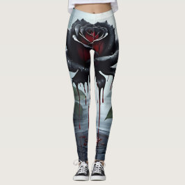 Leggings Rosa negro de Eerie