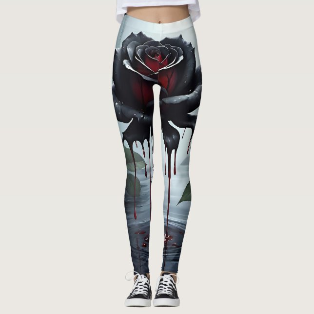 Leggings Rosa negro de Eerie (Anverso)
