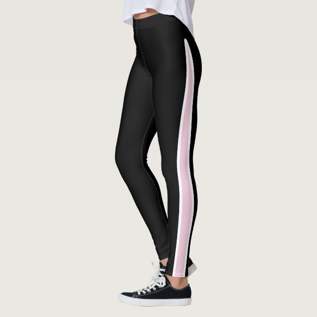 Leggings Rosa Negro Y Blanco (Izquierda)