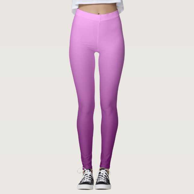 Leggings Rosa Neutral y de gradiente plano (Anverso)