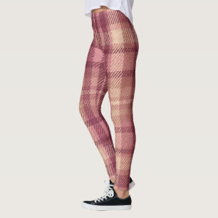 Leggings Rosa Polvoriento Calido Rosados Silenciados Cuad