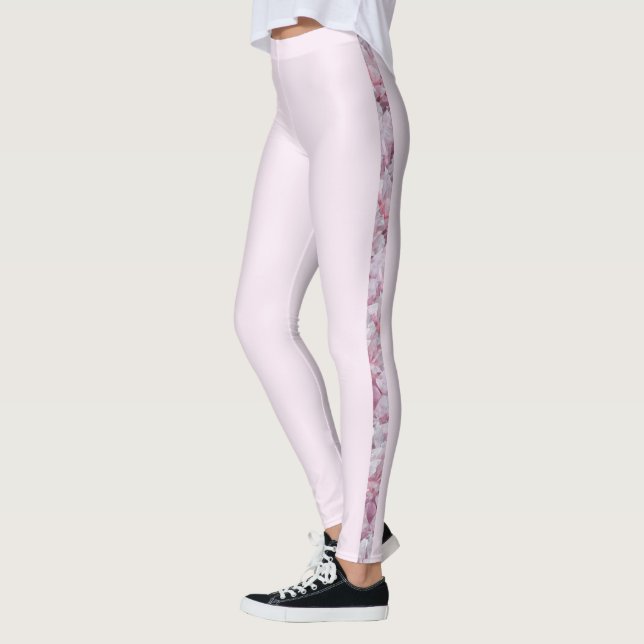 Leggings Rosa Quartz Pastel Gris rosa Moda femenina moderna (Izquierda)