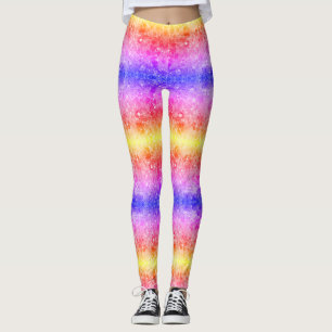 Leggings Rosa Rojo Azul + Colores Amarillos en Moderno Pers