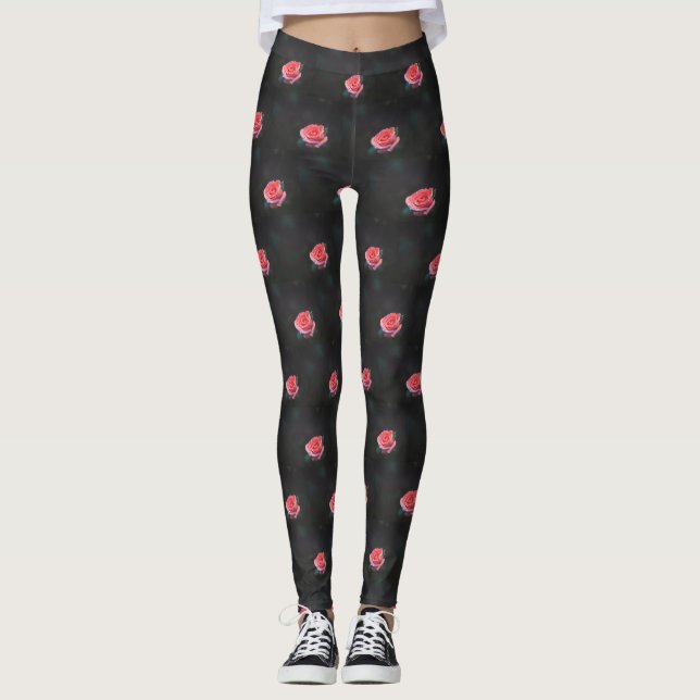 Leggings Rosa Rosa (Anverso)