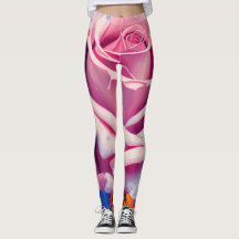 Rosa Rosa Audaz Floral Artsy Estilo Bohemio 