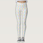 Leggings Rosa Rosa Azul Verde Amarillo Blanco Elegante<br><div class="desc">Rosa Rosa Azul Azul Verde Amarillo Blanco Elegante Colores Pastel Leggings.</div>