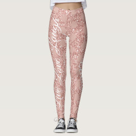 Leggings Rosa Rubor Purpurina Rosa vive amor Laugh Polka Do