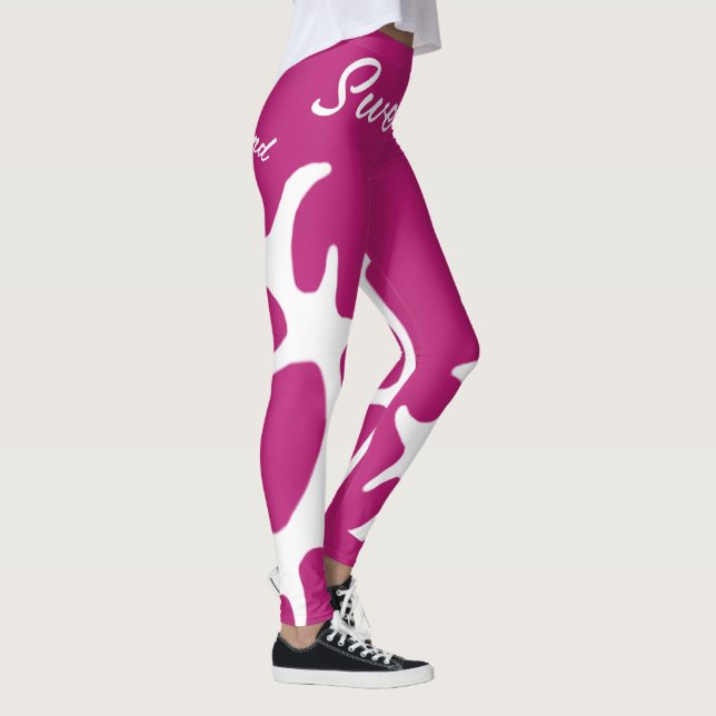 Leggings Rosa samiskt inspirerade tecken (Derecha)