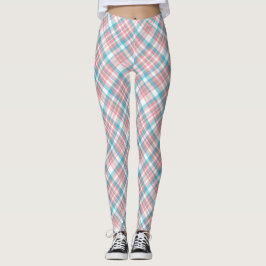 Leggings Rosa y azul pastel