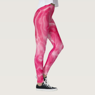 Leggings rosa y blanco Resumen