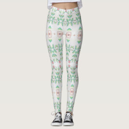 Leggings Rosa y verde