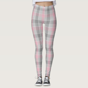 Leggings rosado y gris azulado