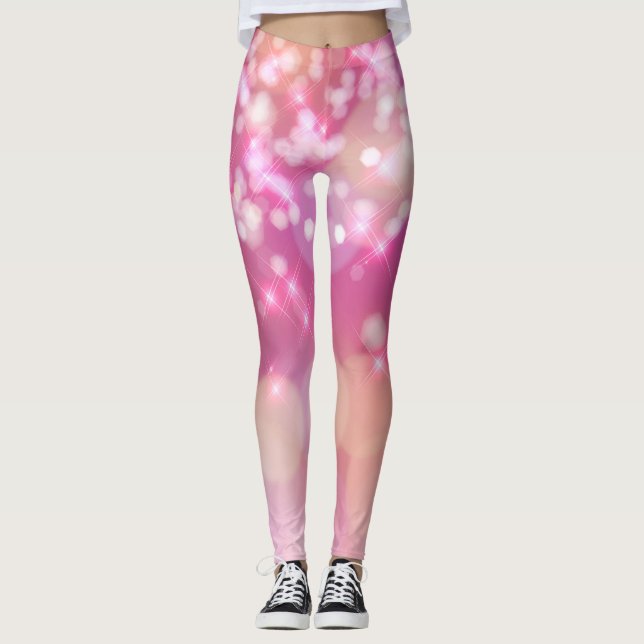 Leggings Rosado y malvaviscos (Anverso)