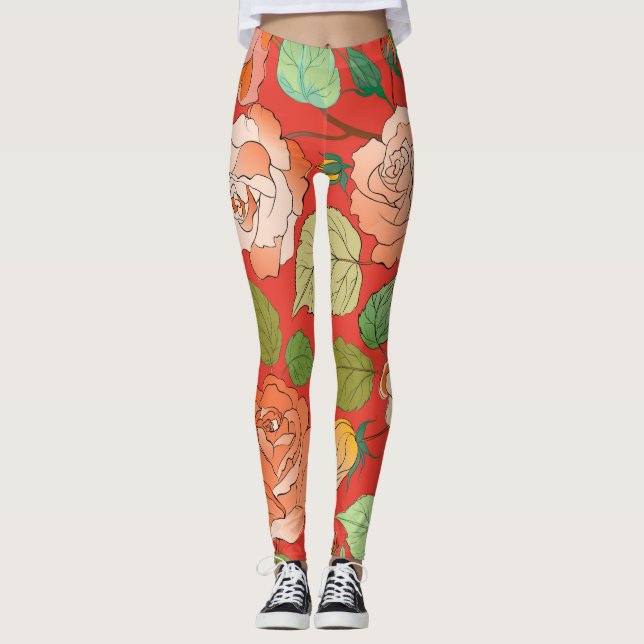 Leggings Rosas 26 (Anverso)
