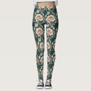 Leggings Rosas acuarela en tonos pálidos