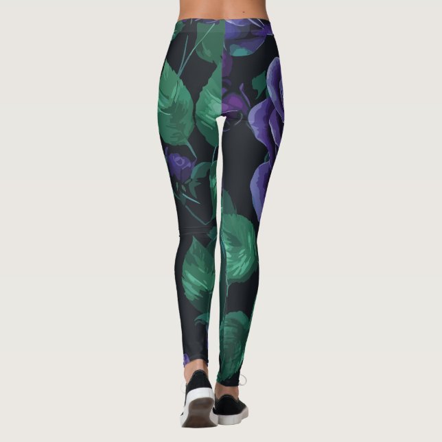Leggings Rosas azules (Reverso)