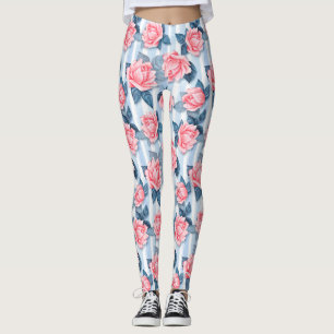 Leggings Rosas de azul